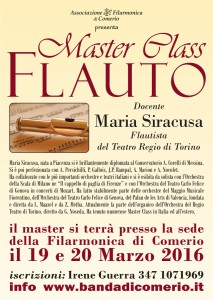 Masterclass di Flauto 2016